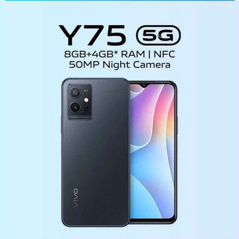 Jual Vivo Y75 5G [8GB+128GB] 4GB RAM Extended - Dimensity 700 5G - 50MP ...