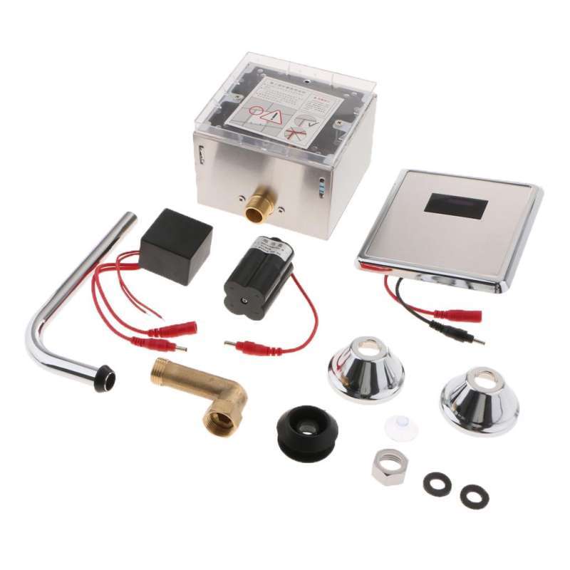 Jual Conceal Wall Mounted Auto Urinal Flush Valve Touchless Toilet