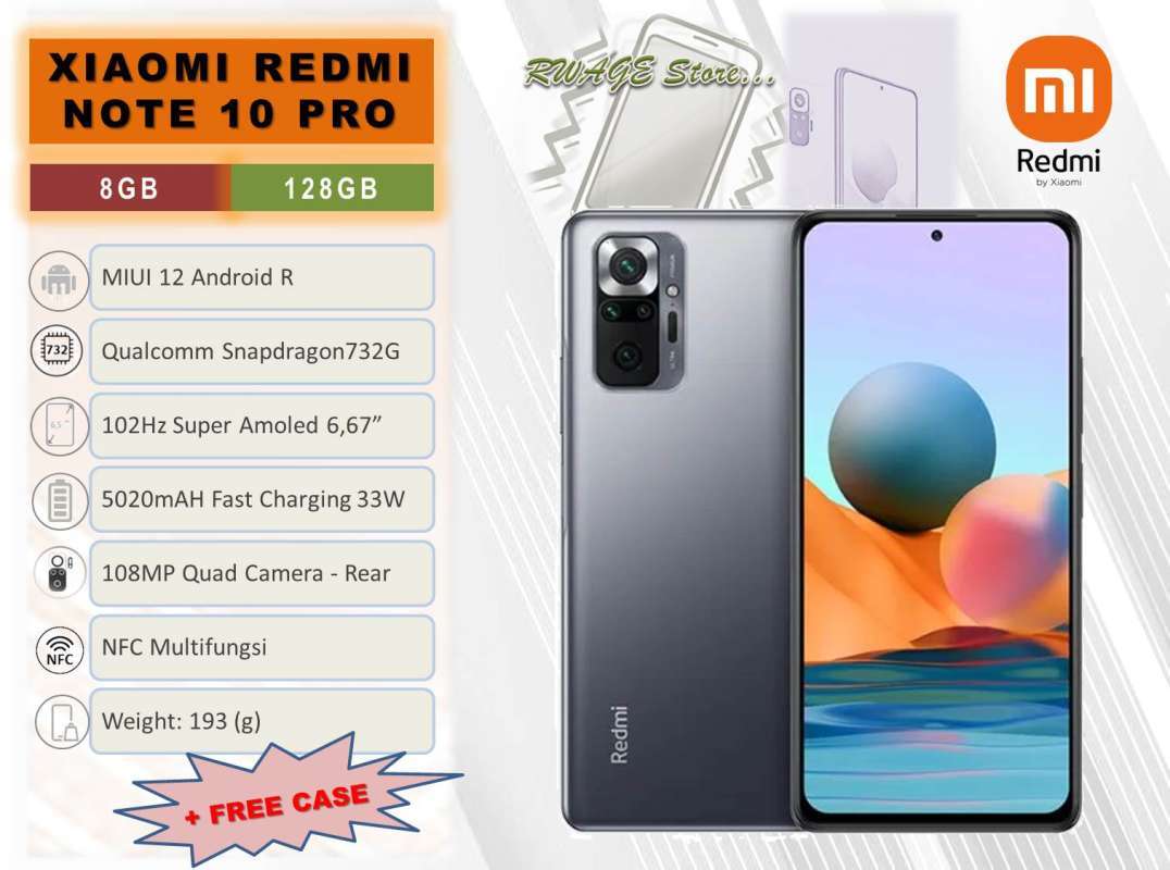 Jual Xiaomi Redmi Note 10 Pro 8/128 Di Seller Tlg Shop - Tembalang ...