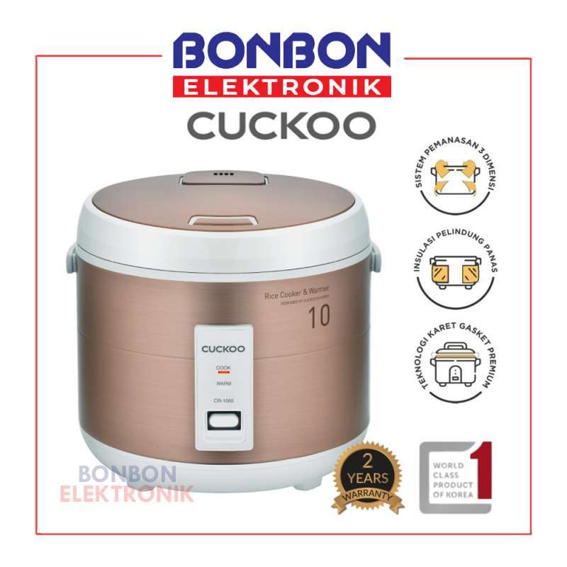 Promo CUCKOO Rice Cooker Brown Mechanical CR1065/BR 1.8L No.1 In Korea