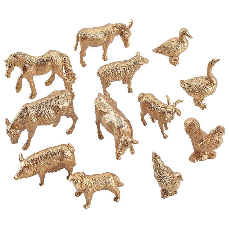 Jual Resin Animal Figures Simulation Model Playset Eduactional Toy