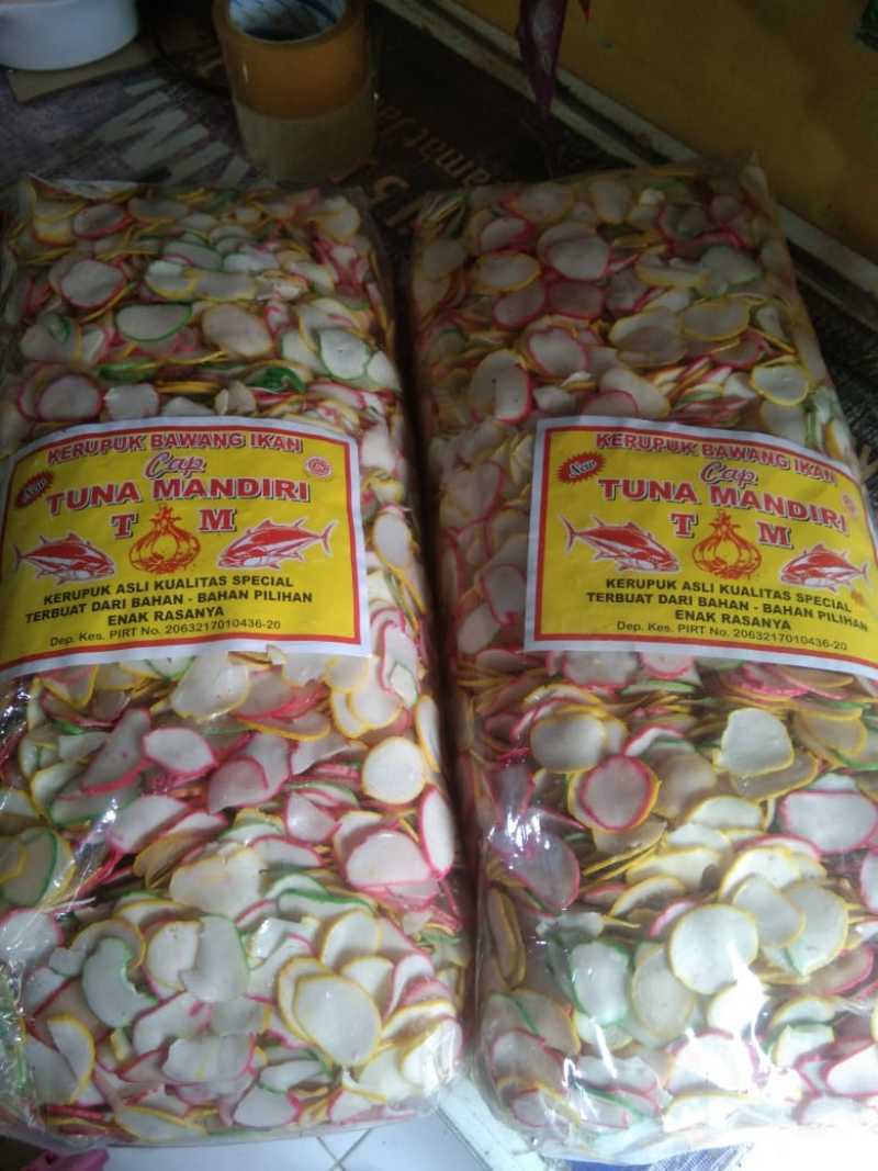 Jual Kerupuk Bawang Cap Tuna Mandiri 5 kg di Seller Sembako dan Frozen