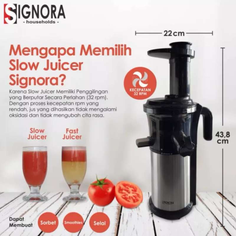 Jual Signora Slow Juicer Mini Slow Juicer Slow Juicer Juicer Di Seller