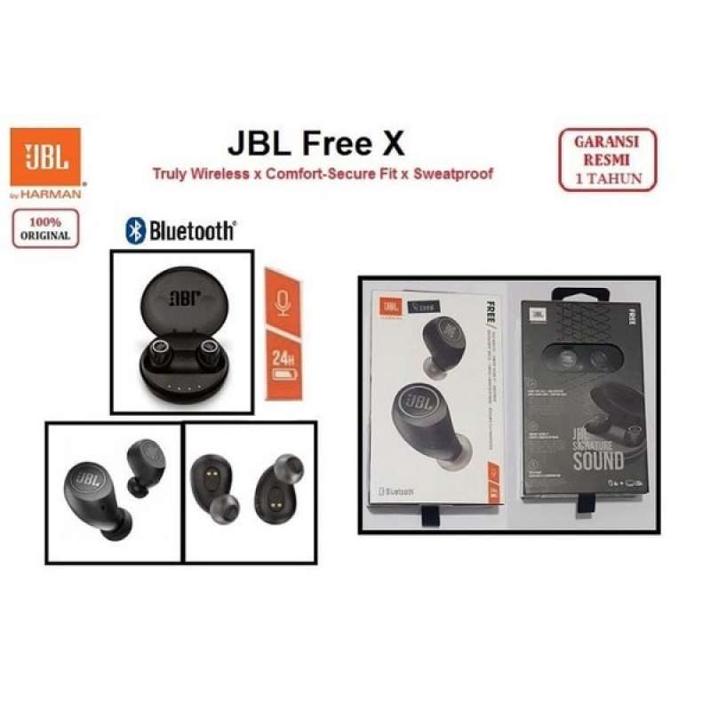Jual Jbl Free X True Wireless InEar Headphones Garansi Resmi 1 Tahun