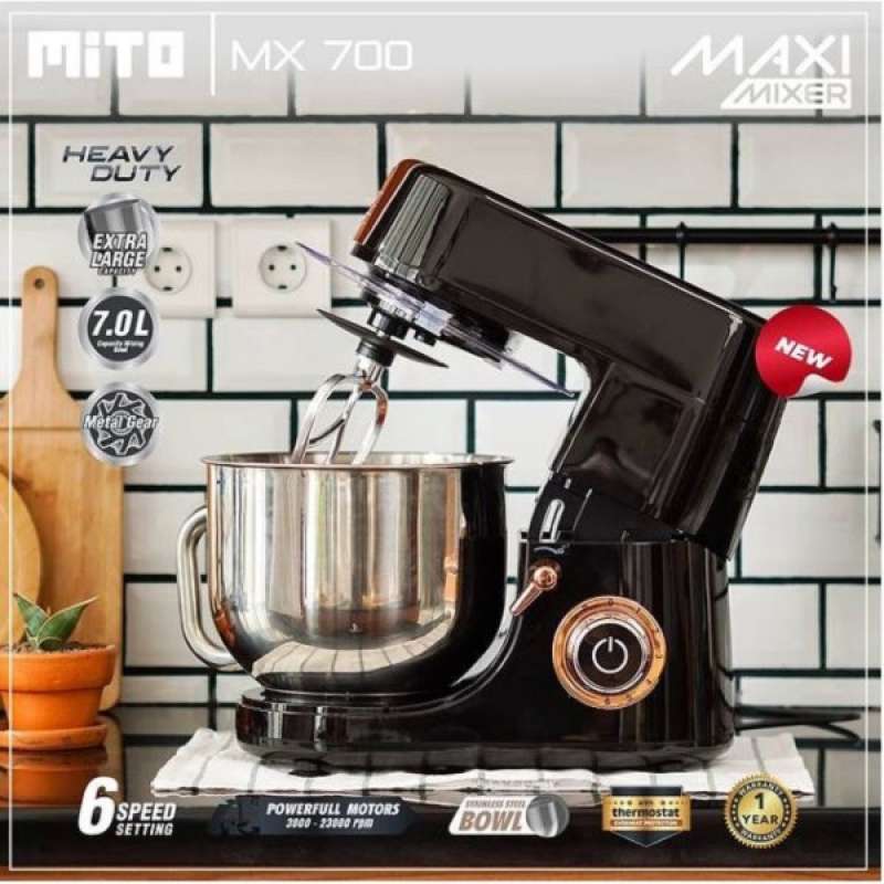 Promo Standing mixer Mito MX700 7L Mito Standmixer Maxi MX 700 Resmi