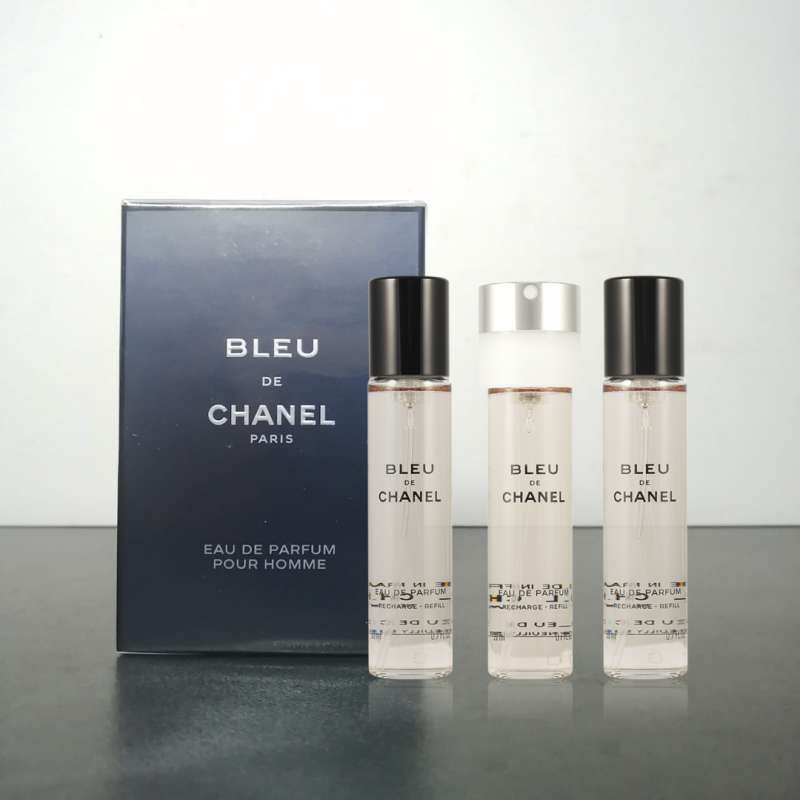 Jual Chanel Bleu de Chanel EDP 3 x 20ml Travel Spray Refill di Seller