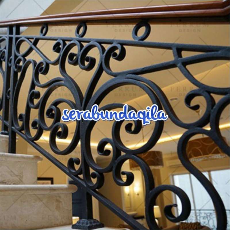 Jual Railing Tangga Besi Klasik Model Floral di Seller Serabundaqila ...