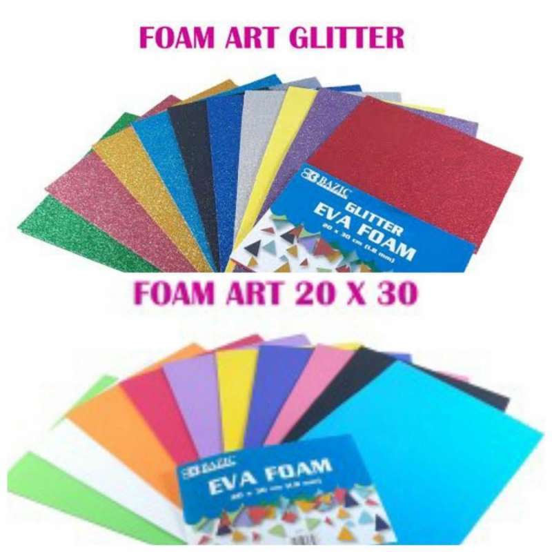 Jual EVA FOAM ART SET 10 LEMBAR BUSA ATI KREASI di Seller ATK BERTUAH