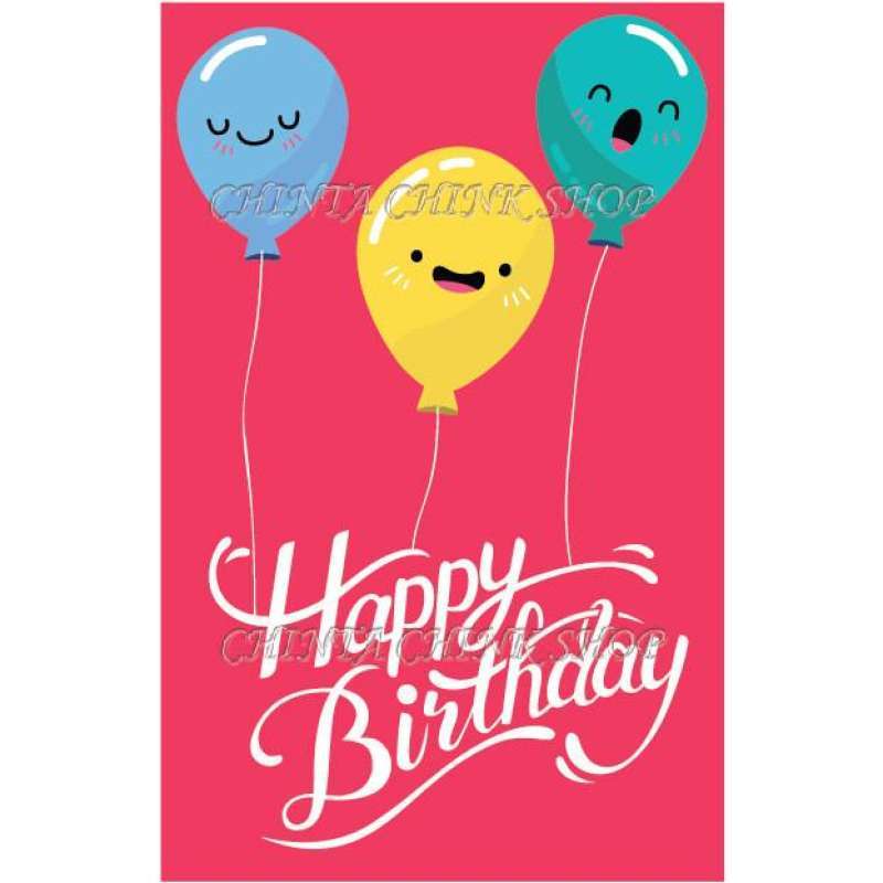 Jual Kartu Ucapan / Greeting Card Unik Happy Birthday Ulang Tahun