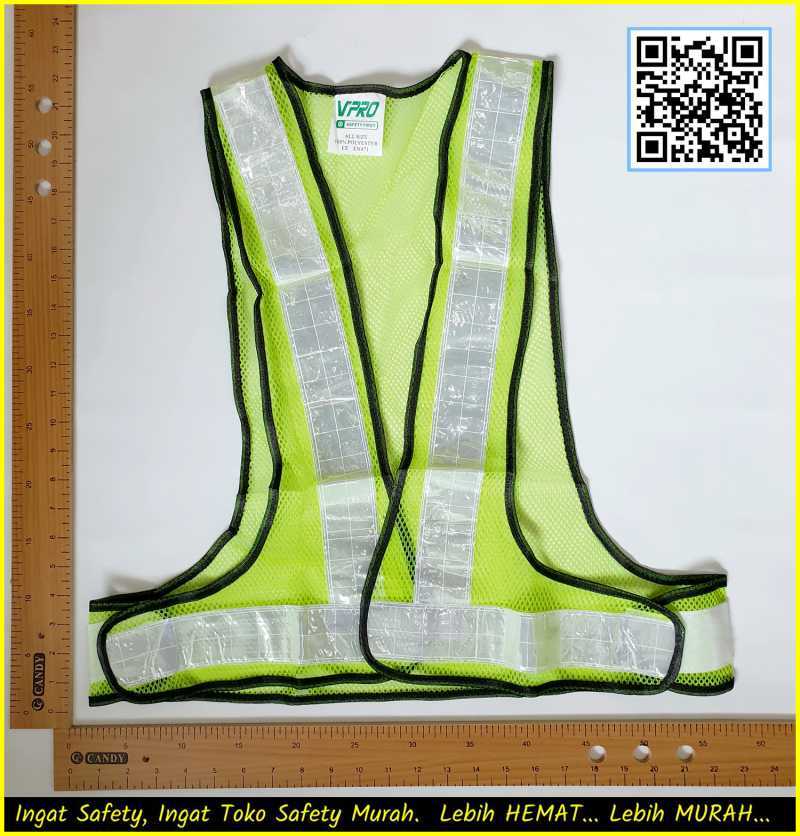 Jual Rompi V Guard Jaring Safety Vest V Scotlite PVC Rompi Kerja Proyek di Seller Toko Safety