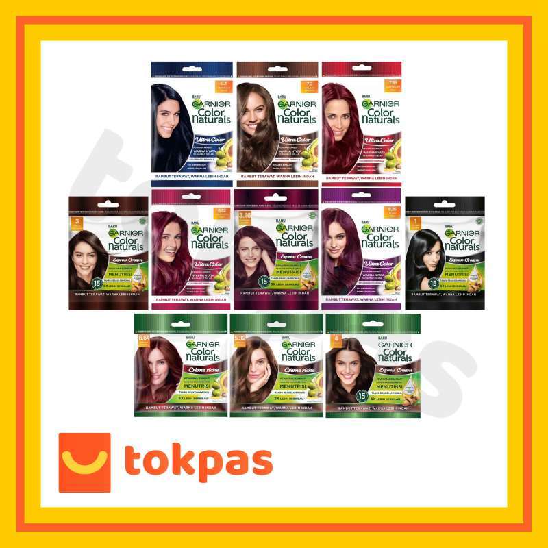 Jual Garnier Color Naturals Express Cream / Ultra Color Sachet Garnier