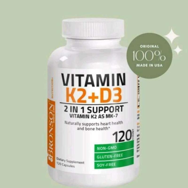 Promo Bronson Vitamin K2 MK7 Plus Vitamin D3 di Seller AgenAlatBantu