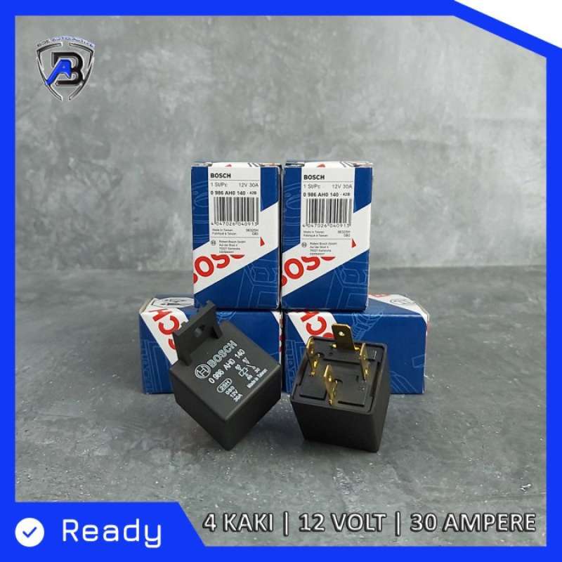 Jual RELAY BOSCH ORIGINAL KAKI 4 4 PIN 12V 30 AMPERE BOSCH di Seller