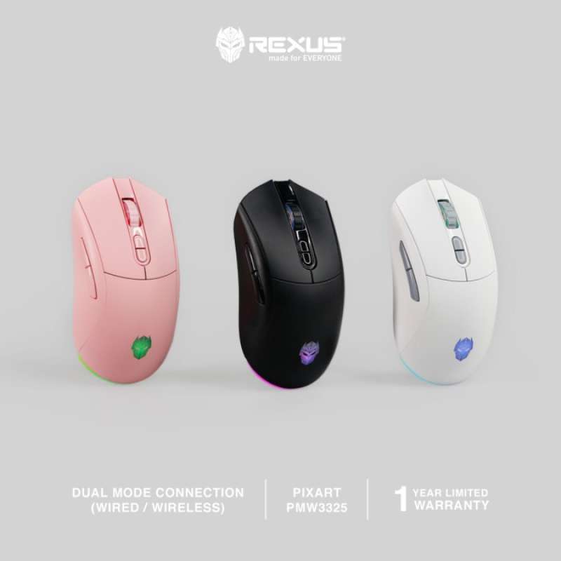 Jual Mouse Gaming Rexus Arka RX107 RGB - Wireless RX 107 Macro Gaming ...