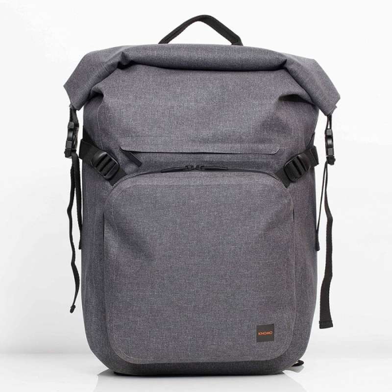 Promo Hamilton Knomo 15 Inch Roll Top Backpack (44401) Abu Abu