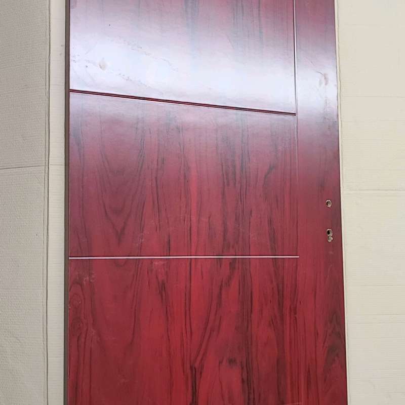 Jual Pintu Kayu Jati Kamper Solid Engineering Premium Warna Coklat Urat