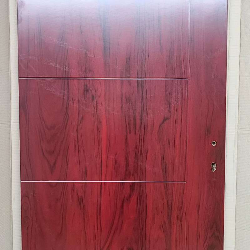 Jual Pintu Kayu Jati Kamper Solid Engineering Premium Warna Coklat Urat