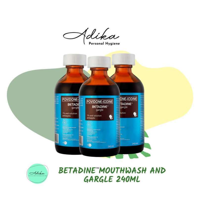 Jual Betadine Mouthwash And Gargle 240ml di Seller Mitra Adika