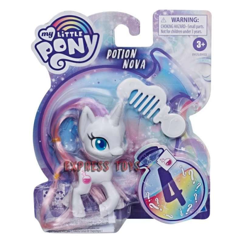 My Little Pony Twilight Sparkle Potion Pony Figure -- 3-Inch Purple Pony Toy with Brushable Hair, Comb, and 4 Surprise Accessories price in UAE | Amazon UAE