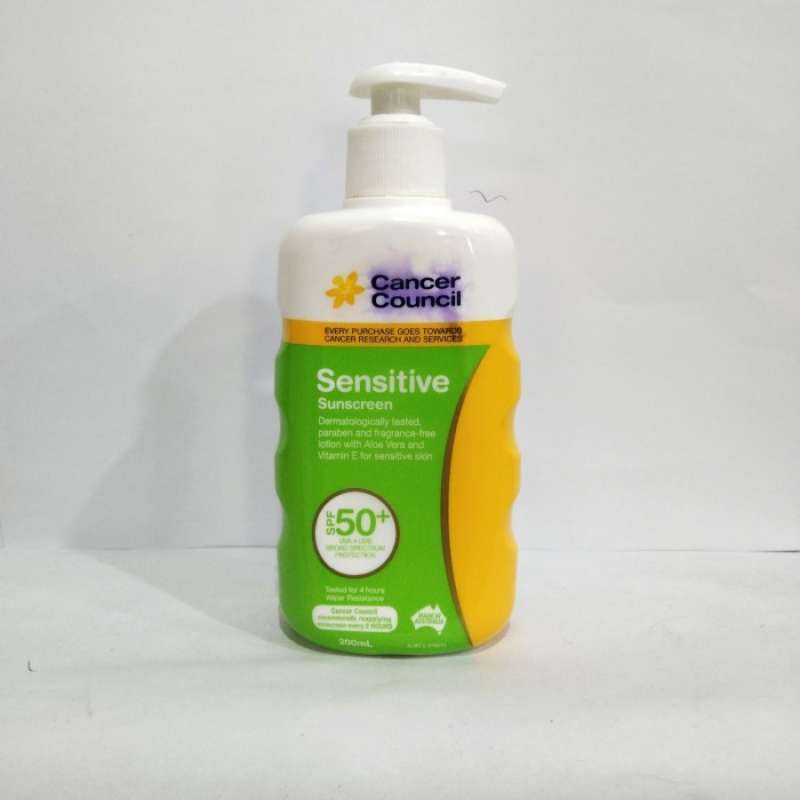 Jual Cancer Council Sensitive Sunscreen SPF 50+ 200mL di Seller Central Niaga Jaya Abadi