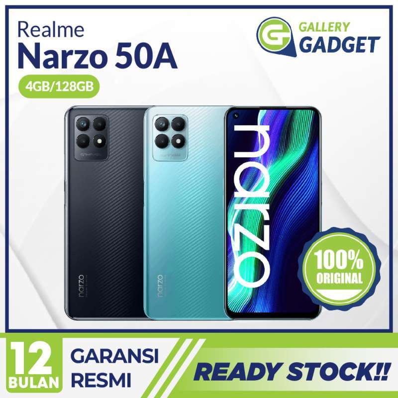 Jual Realme Narzo 50a 4/128 4gb 128gb Ram 4 Rom 128 Gb Hp Smartphone ...