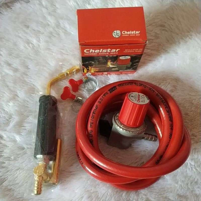 Jual Gas Torch mini paket komplit alat las gas LPG torch portable