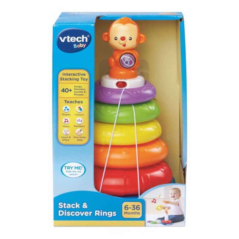 Jual Vtech Stack and Discover Rings Interactive Toys / di Seller Mama ...