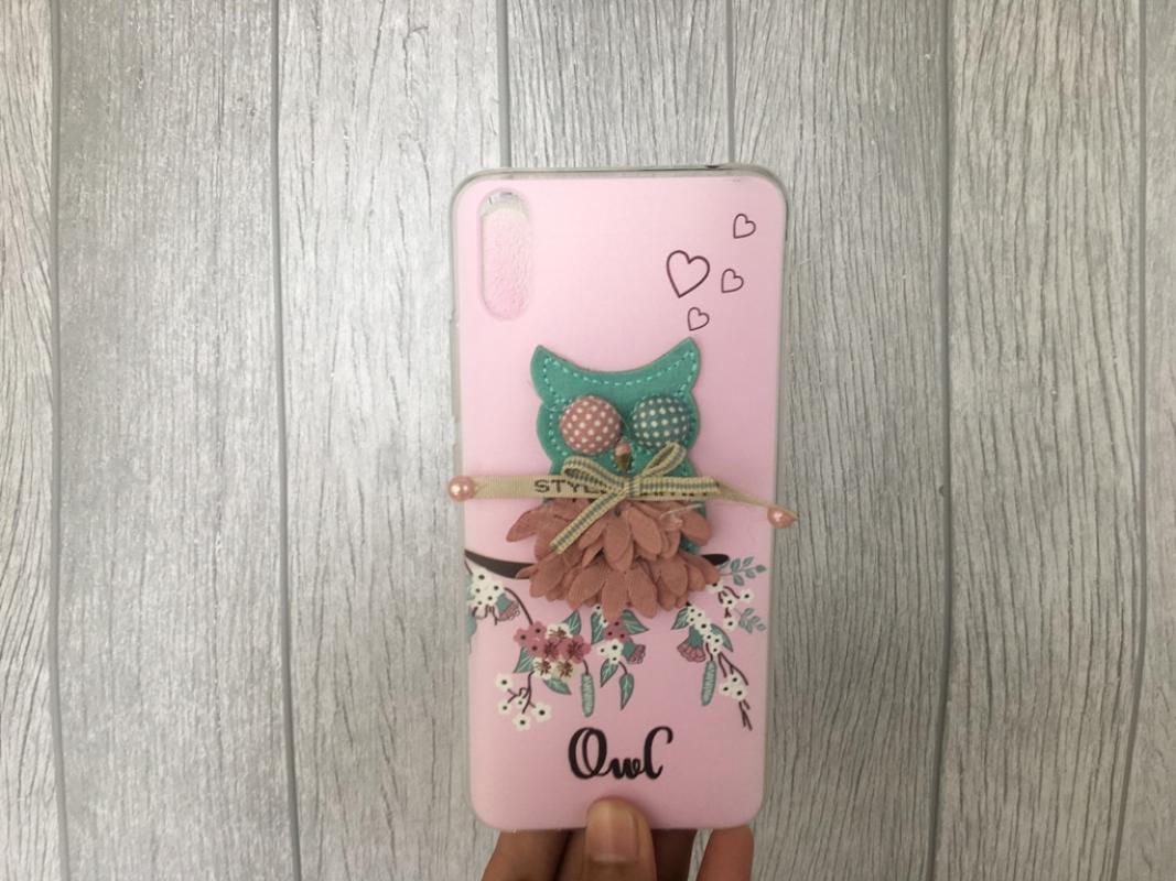 Promo Case Silicone Cartoon XS MAX Good Quality -Owl di