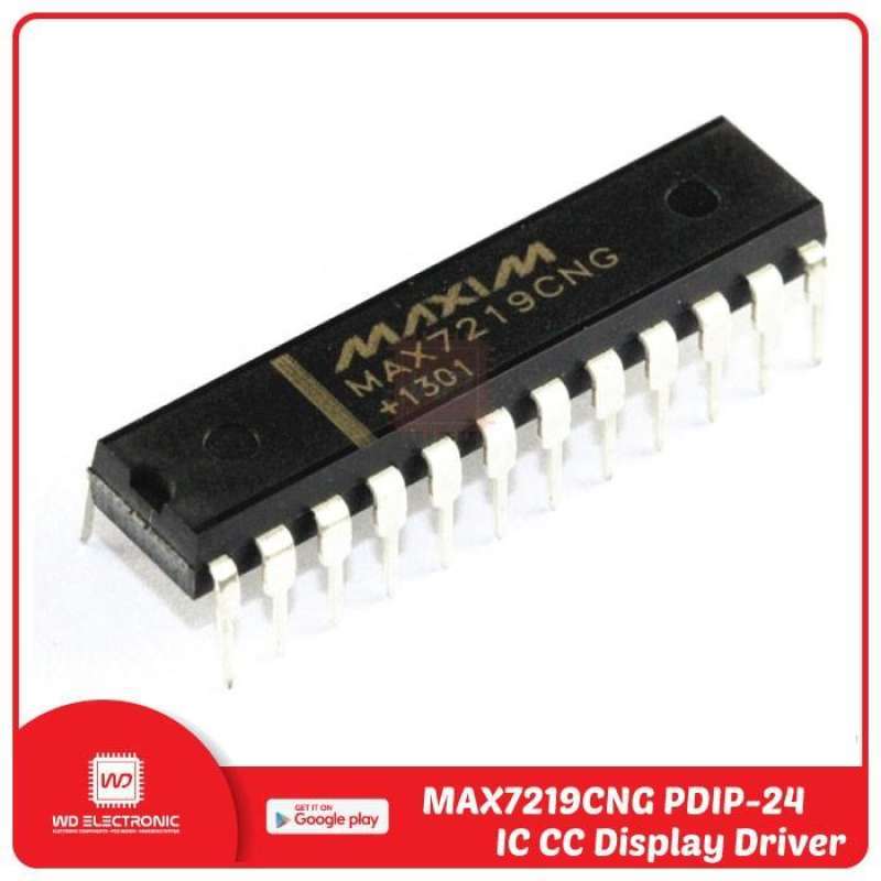 50 Unidades IC MAX7219ENG DIP-24 - Drivers Para Displays LED De 8 Dígitos, Nueva Y De Buena Calidad