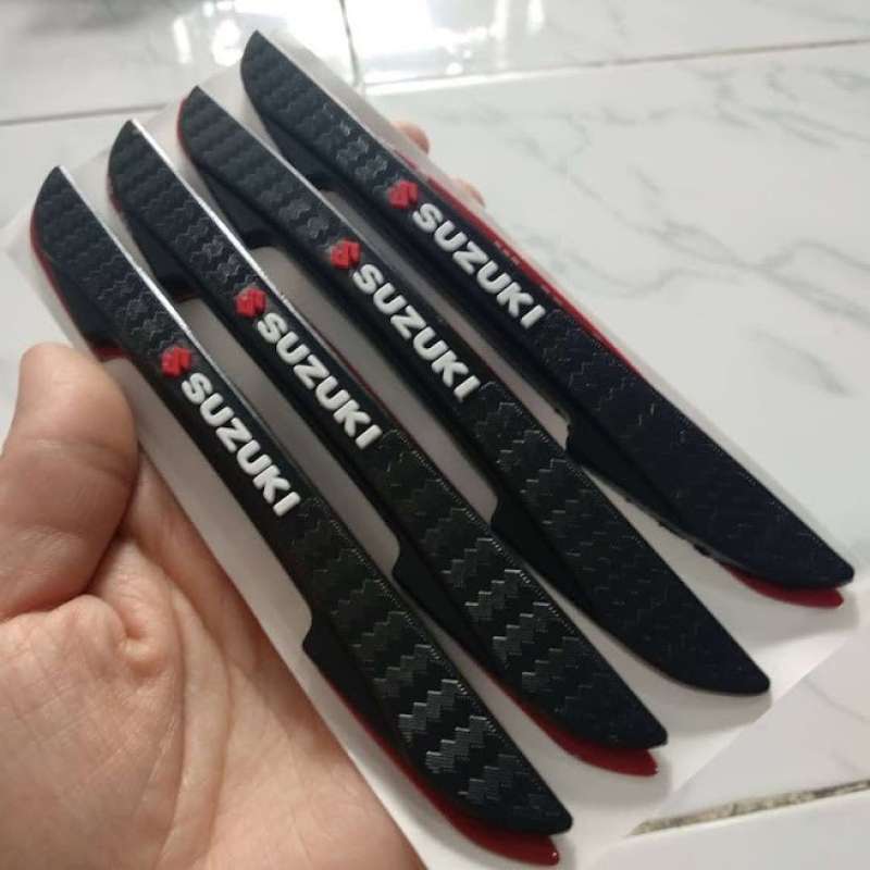 Jual DOOR GUARD MOBIL SLIM HITAM DENGAN LOGO SUZUKI FOR ERTIGA di
