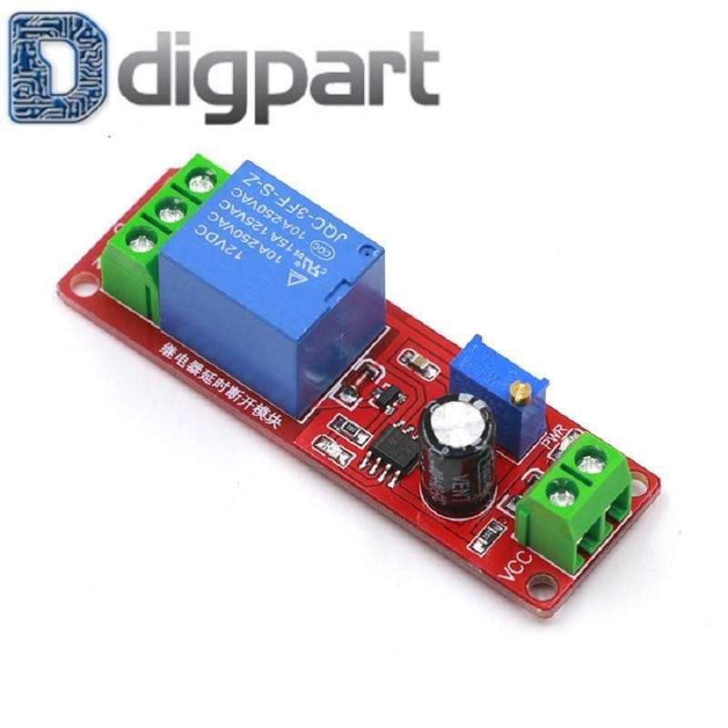 Jual NE555 Delay Timer Relay Time Delay Switch 12V Adjustable Module 0
