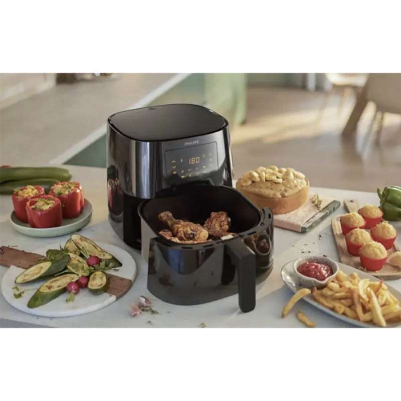 Promo Philips Hd9270/90 Xl Digital Air Fryer 2,1Kg/6,2Liter Black Diskon 6 di Seller Honey