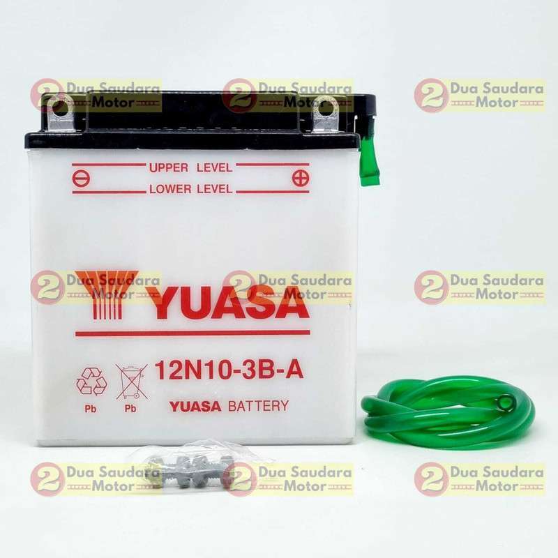Jual Aki Accu Yuasa 12N10-3B Basah Motor Roda Tiga Viar Karya di Seller