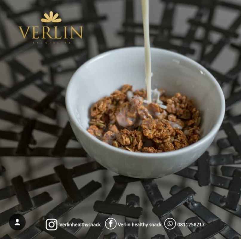 Jual Crunchy Granola High Fiber Chia Seed Di Seller Verlin Healthy