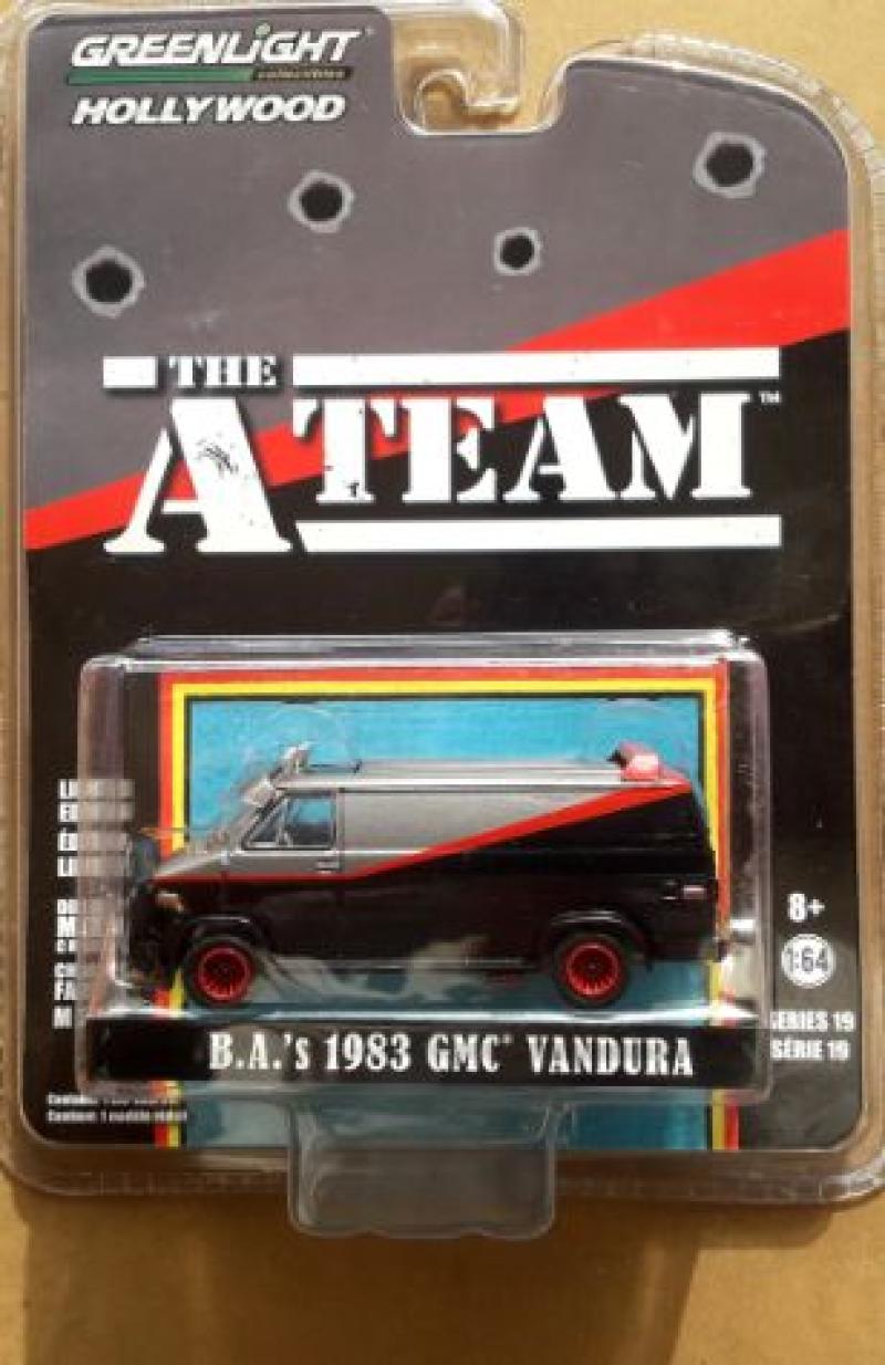 Jual Greenlight Hollywood The A Team B.A.'S 1983 Gmc Vandura Diecast di