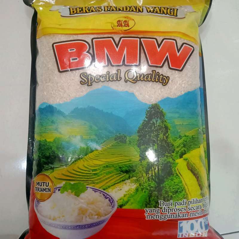 Jual beras bmw premium 5kg di Seller TOKO BERAS GARUDA IDOLA JAYA ...