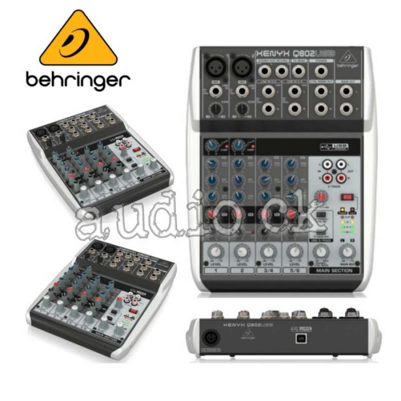 Jual Behringer Xenyx Q 802 Usb/Q 802 Usb Mixer With Soundcard Original