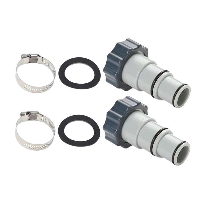 Jual Hose Adapter Plunger Valve Drain Adapter with Collars for Filter ...
