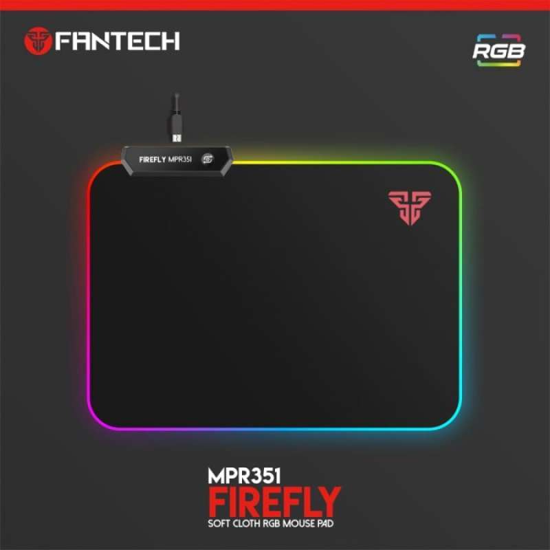 Jual Fantech Mpr351 Cloth [350Mm X 250Mm X 3Mm] Rgb Gaming Mousepad di ...