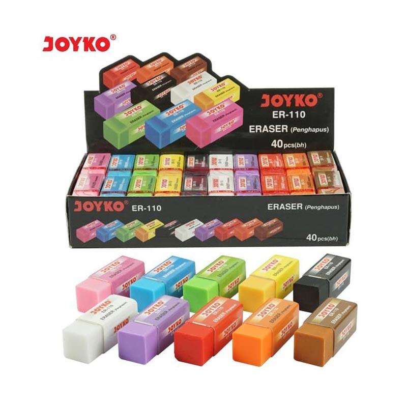 âˆš Penghapus Pensil Kecil Joyko [er-110/40 Pcs] / Stip 2b Eraser Pencil
