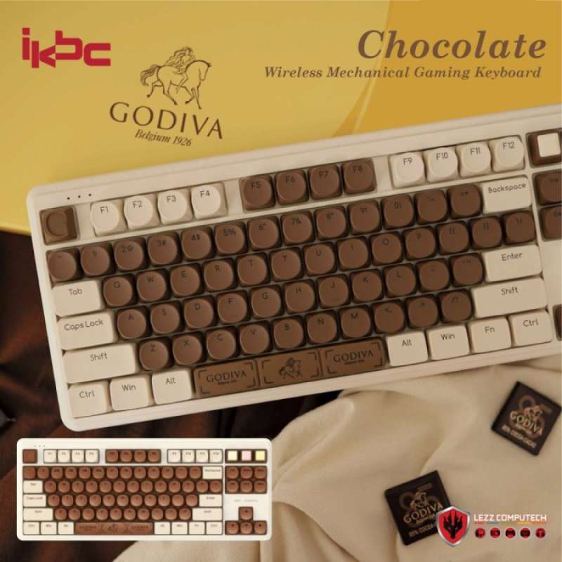 Promo Ikbc X Godiva Chocolate Wireless Mechanical Gaming Keyboard