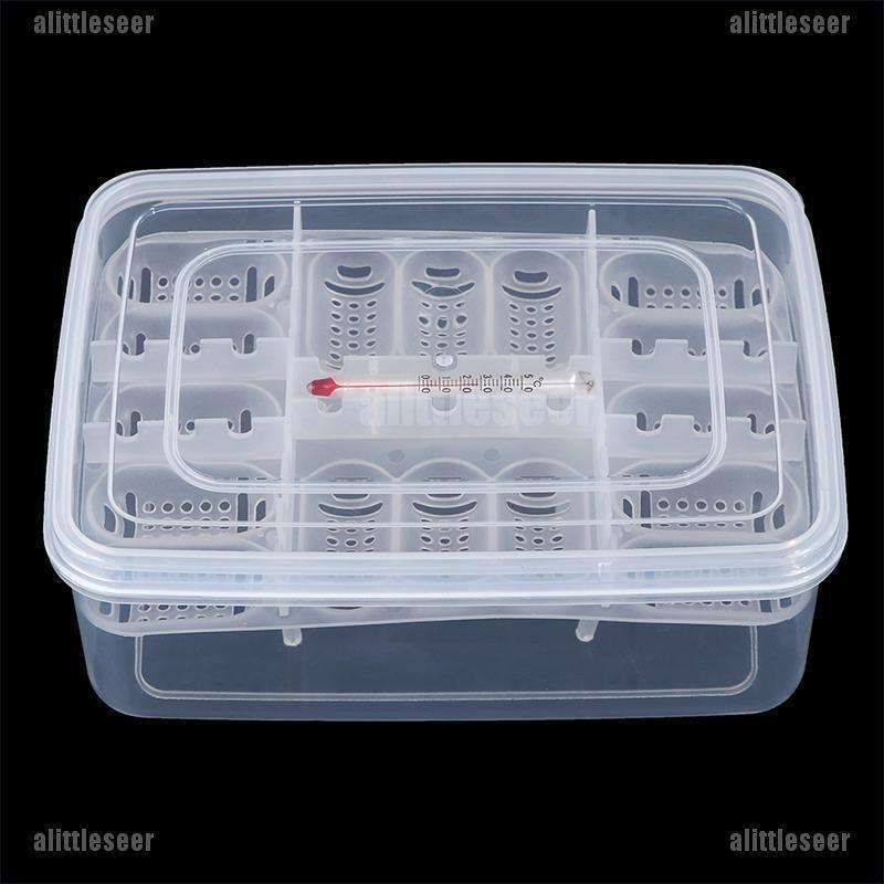 Promo 【EER】16 Egg Incubator Tray+Thermometer DIY Incubation Gecko