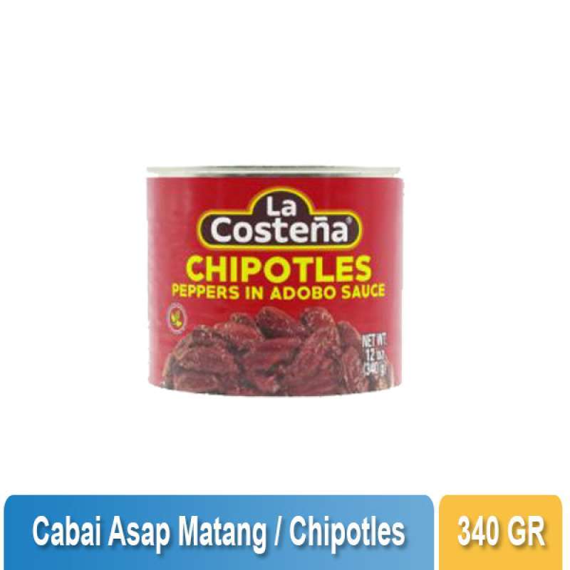 Promo LA COSTENA Chipotle Peppers in Adobo Sauce 340 gr Diskon 41 di
