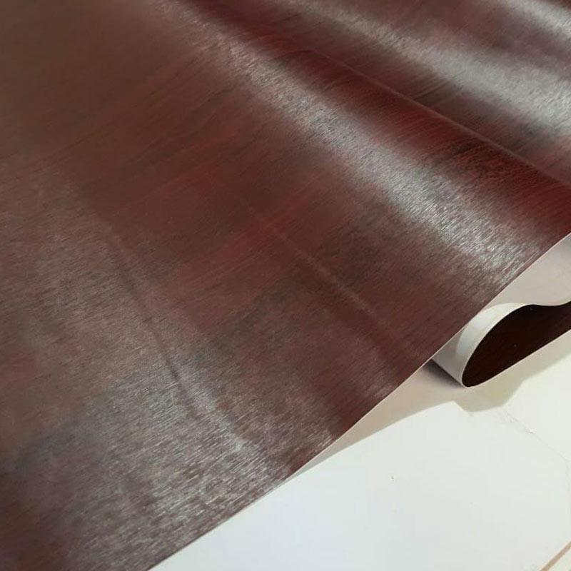 Jual OEM Motif Kayu Pernis Merah Marun Sticker Wallpaper