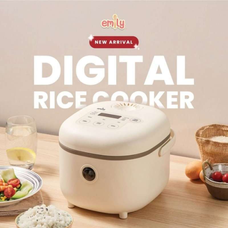 Promo Emily Digital Rice Cooker 2L / 2 Liter (Erc43002) Diskon 10 di
