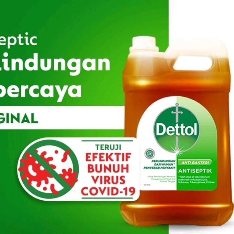 Jual Dettol Antiseptic Liquid 5 Liter Detol 5000ml Di Seller Tk.gaby