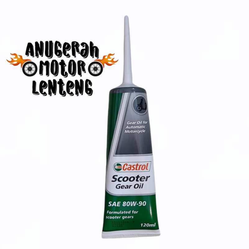 Jual Oli Gear Castrol Scooter Gear Oil SAE 80W90 120ml di Seller