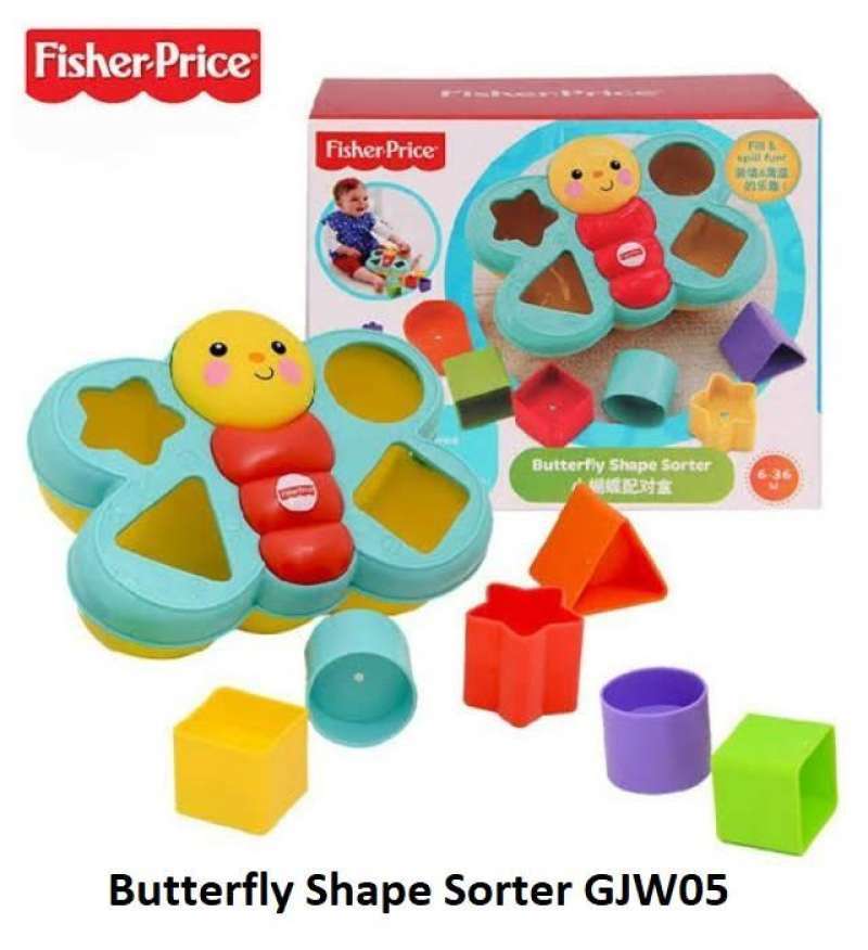 Jual Fisher Price Butterfly Shape Sorter CDC22 / mainan edukasi bayi