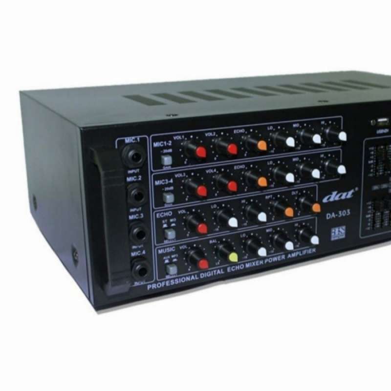 Promo Ampli Dat Da 303 Power Amplifier Karaoke Da303 Diskon 15 di