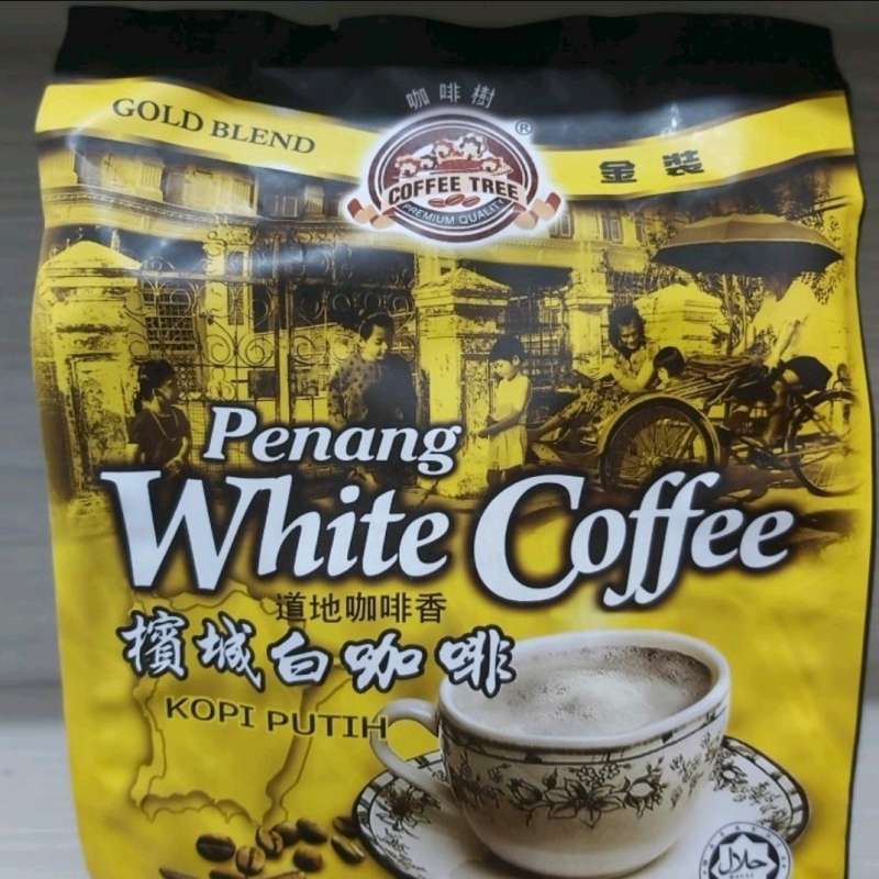 Jual Kopi Putih Penang White Coffee 3in 1 Coffee Tree Malaysia di